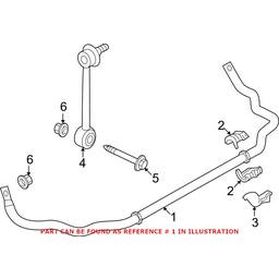 VW Sway Bar - Rear 7P0511025G